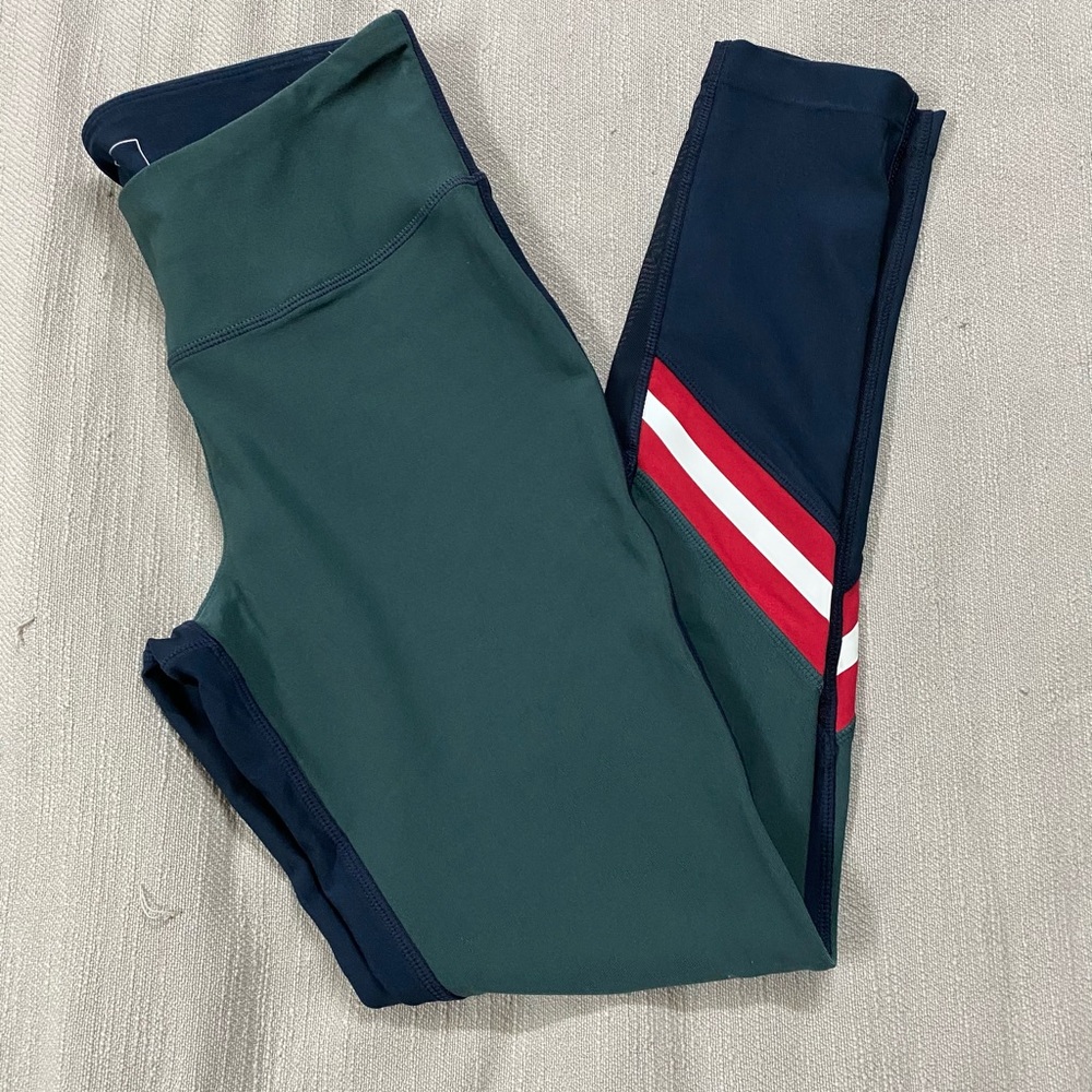 Tricolor workout leggings